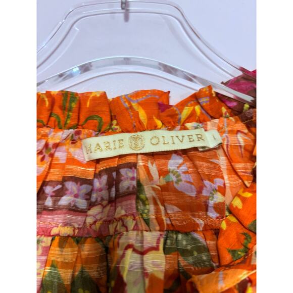 Marie Oliver Finley Top in Poppy Patchwork Size Large - Picture 3 of 7